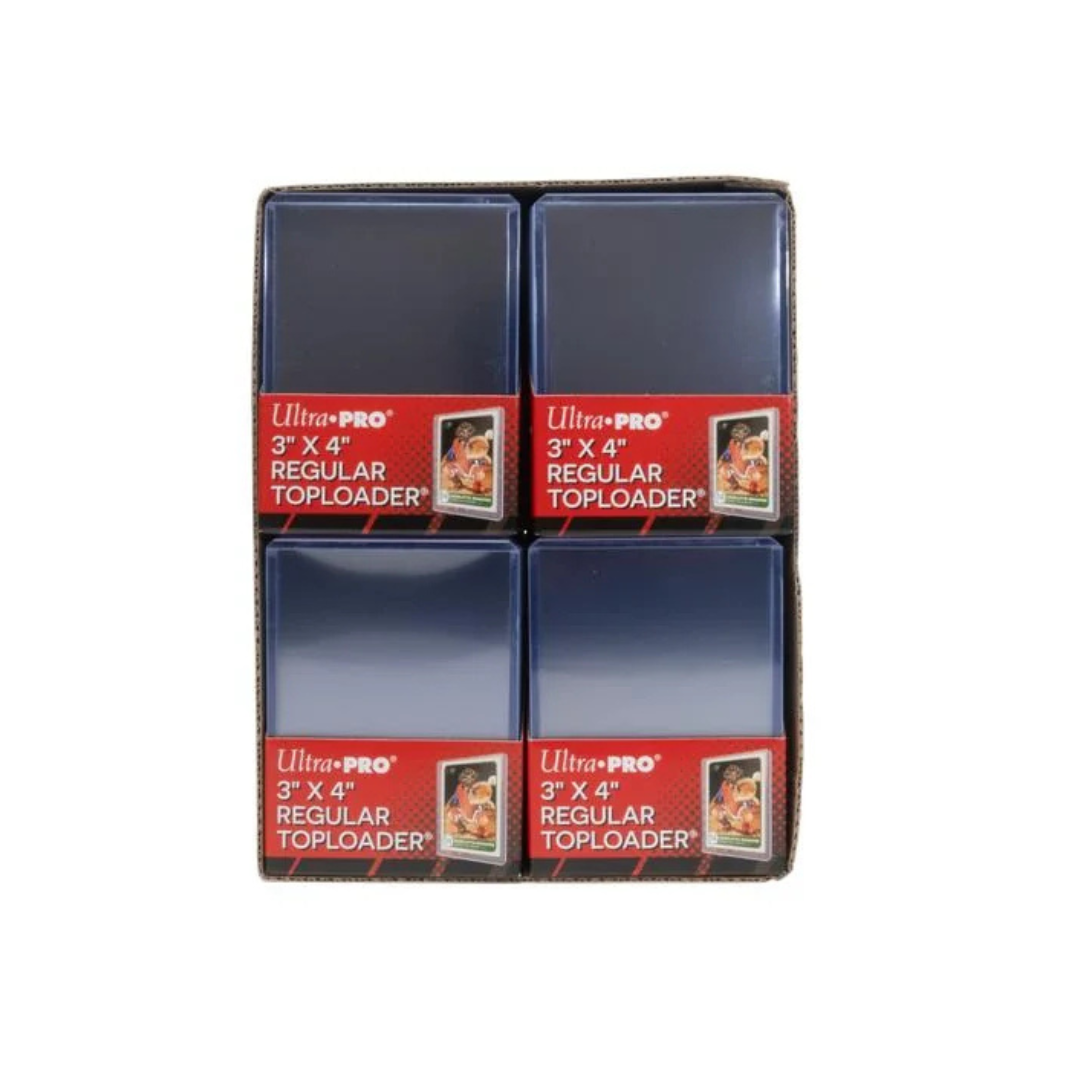 Ultra Pro 3in x 4in Clear Regular Toploader 4 Pack Tray (100ct)