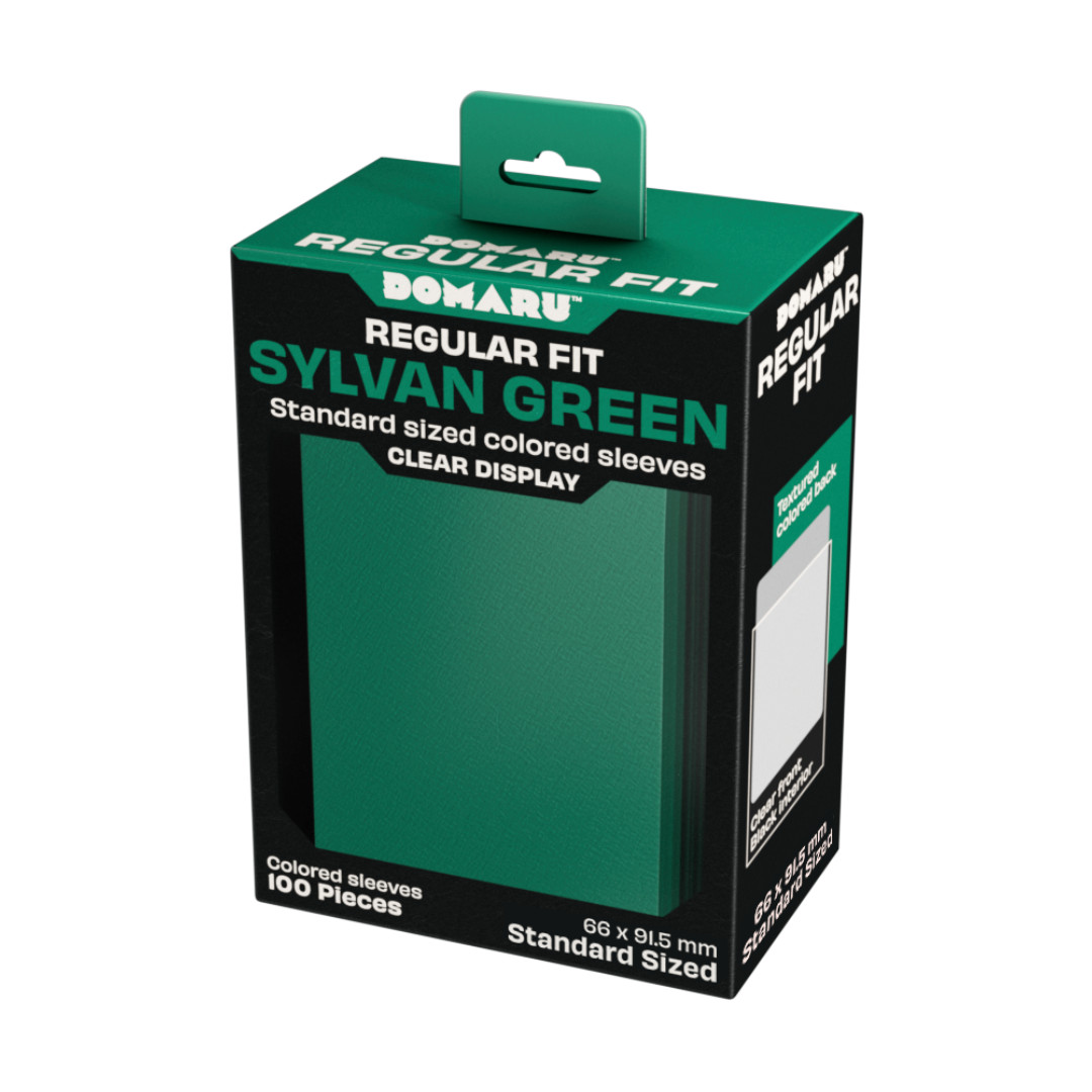 Gatherer's Tavern DOMARU Regular Fit Sleeves - Sylvian Green 100CT