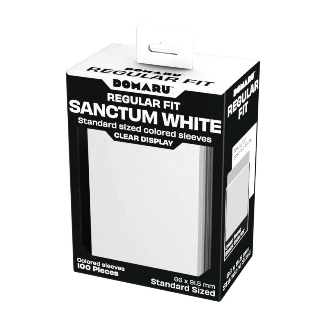 Gatherer's Tavern DOMARU Regular Fit Sleeves - Sanctum White 100CT