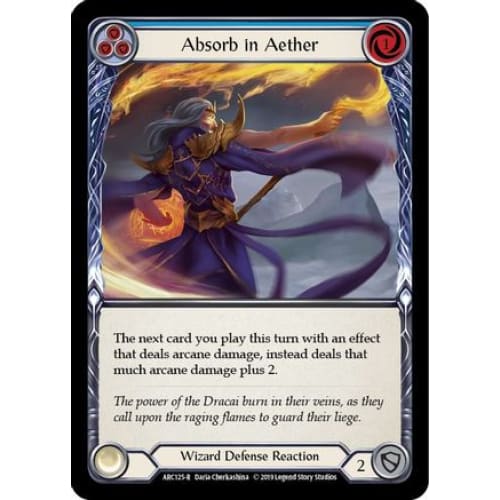 Absorb in Aether (Blue) (ARC125) - Arcane Rising Unlimited Edition
