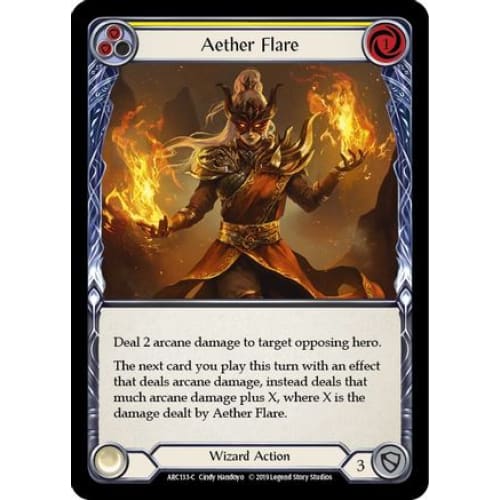 Aether Flare (Yellow) (ARC133) - Arcane Rising Unlimited Edition
