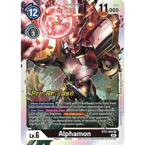 Alphamon (BT9-066 R) Rare