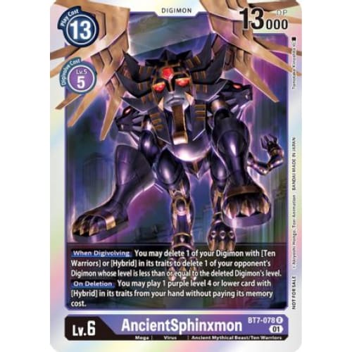 AncientSphinxmon (Event Pack 3) (BT7-078 R) Promo  Foil
