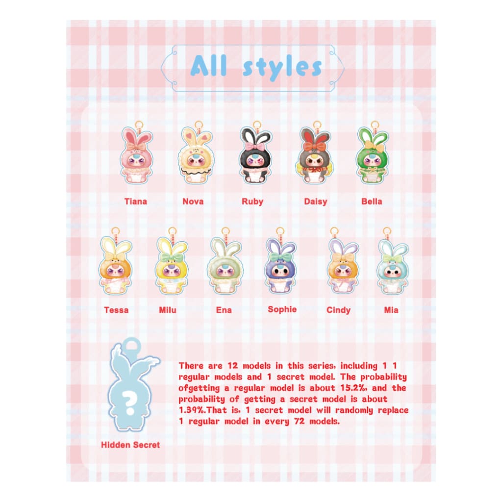 Baby Three Lily Rabbit Town V2 Plush Blind Box