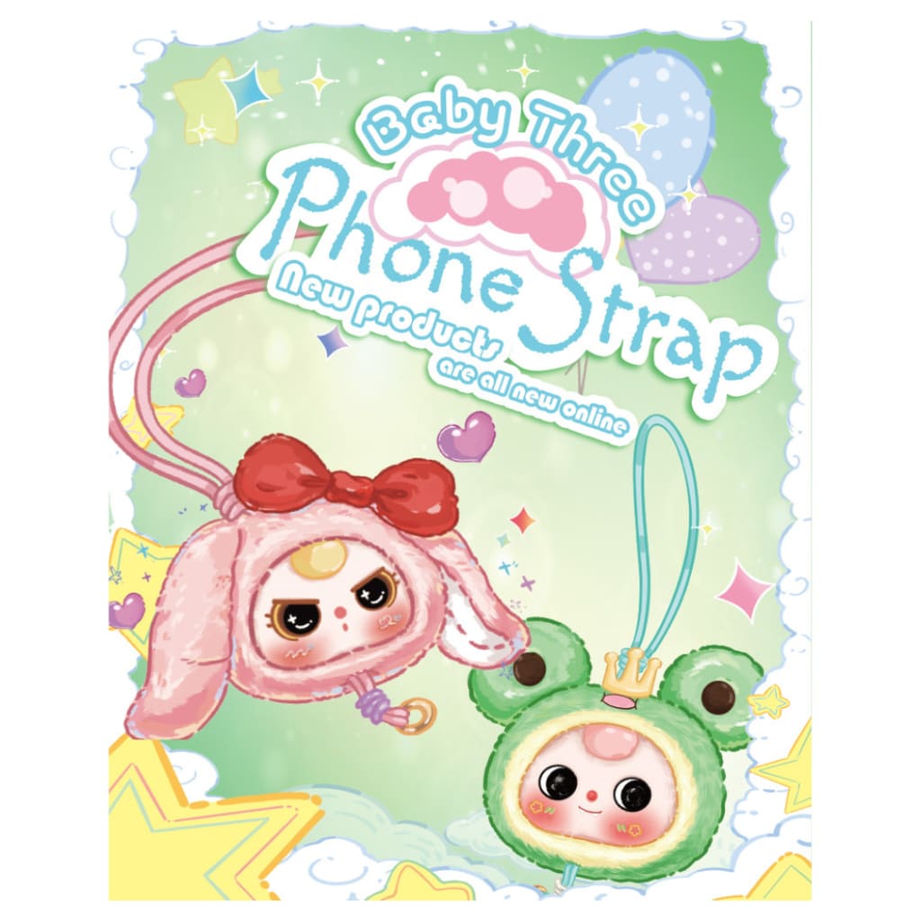 Baby Three Phone Strap Plush Blind Box