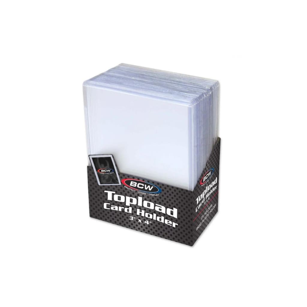BCW 3x4 Topload Card Holder - Standard