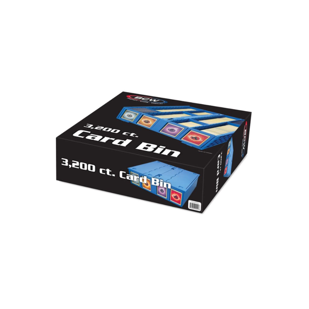 BCW Collectible Card Bin - Blue (3,200 ct.)