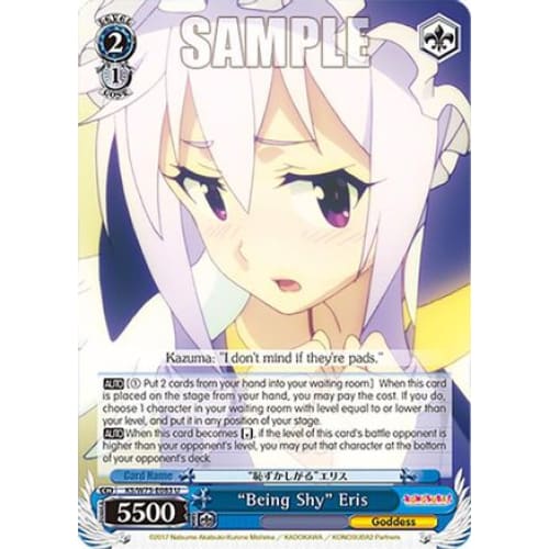 "Being Shy" Eris (KONOSUBA -GOD’S BLESSING ON THIS WONDERFUL WORLD! RE:EDIT) U
