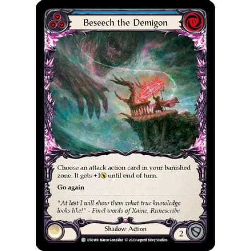Beseech the Demigon (Blue) (DTD189) - Dusk till Dawn