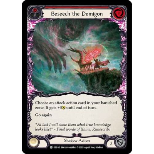 Beseech the Demigon (Red) (DTD187) - Dusk till Dawn