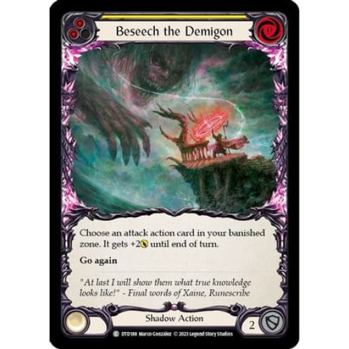 Beseech the Demigon (Yellow) (DTD188) - Dusk till Dawn