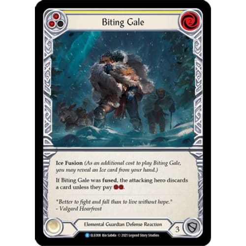 Biting Gale (Yellow) (ELE008) - Tales of Aria 1st Edition