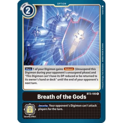 Breath of the Gods (BT3-105 R) Rare