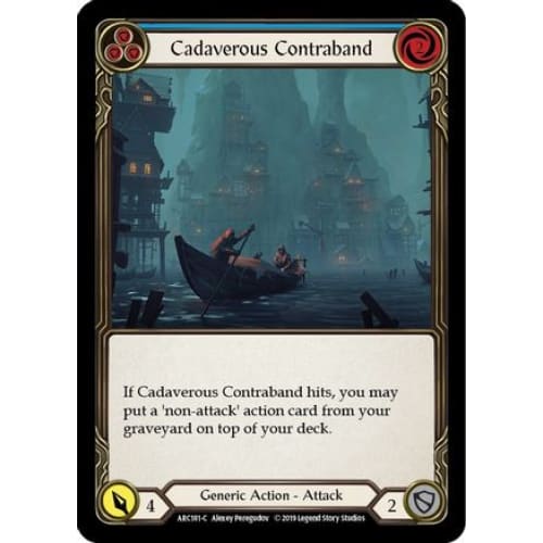 Cadaverous Contraband (Blue) (ARC181) - Arcane Rising Unlimited Edition