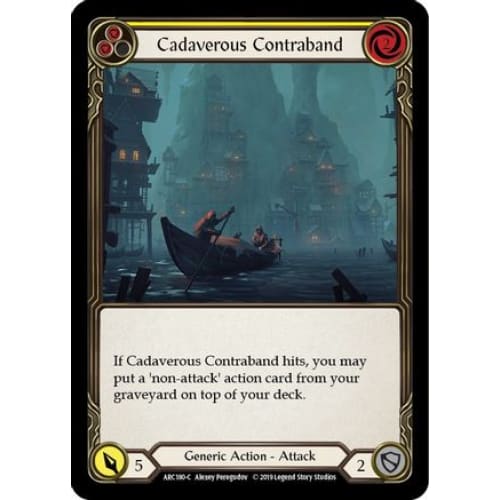 Cadaverous Contraband (Yellow) (ARC180) - Arcane Rising Unlimited Edition