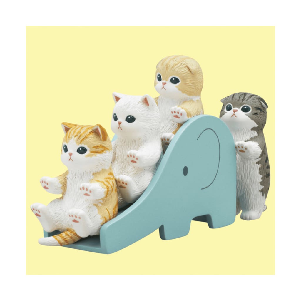 Cats on Slide Blind Box by Mofusand