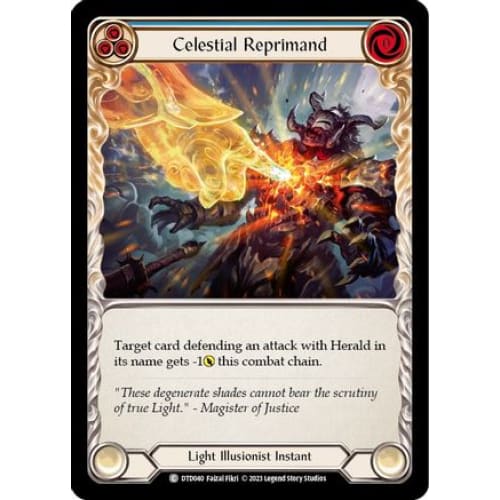 Celestial Reprimand (Blue) (DTD040) - Dusk till Dawn