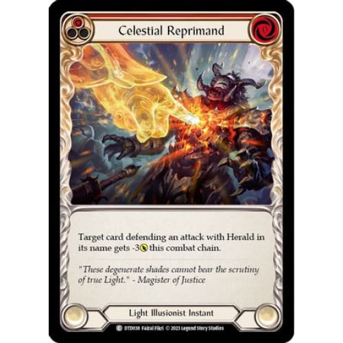 Celestial Reprimand (Red) (DTD038) - Dusk till Dawn