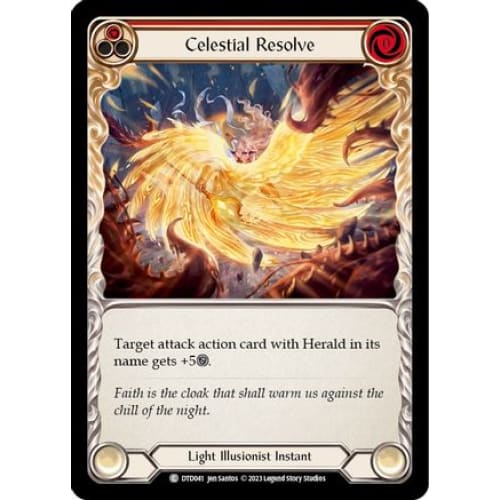 Celestial Resolve (Red) (DTD041) - Dusk till Dawn