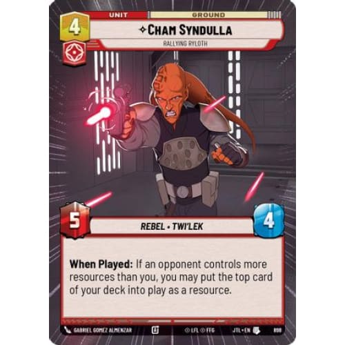 Cham Syndulla - Rallying Ryloth (Hyperspace Foil) (898)  Foil