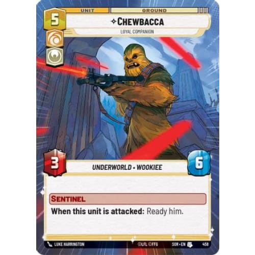 Chewbacca - Loyal Companion (Hyperspace) (458)  Foil