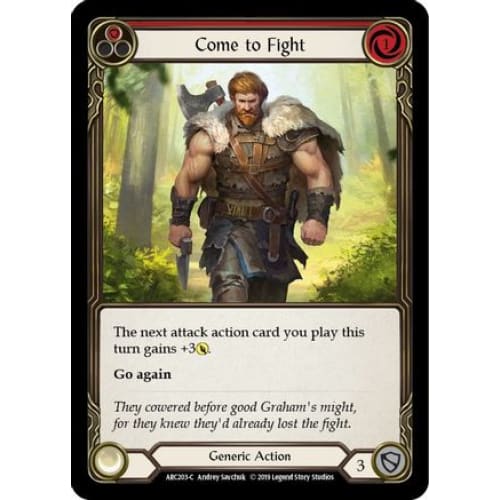 Come to Fight (Red) (ARC203) - Arcane Rising Unlimited Edition