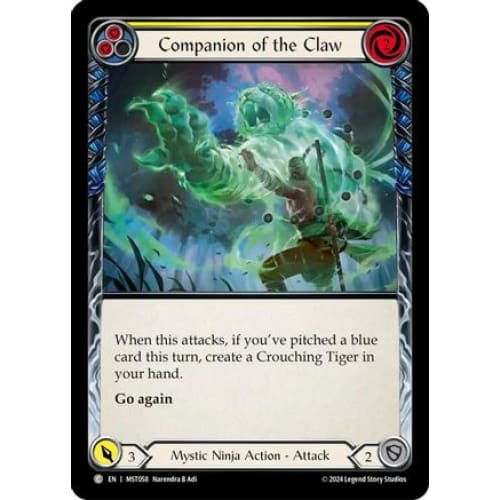 Companion of the Claw (Yellow) (MST058) - Part the Mistveil