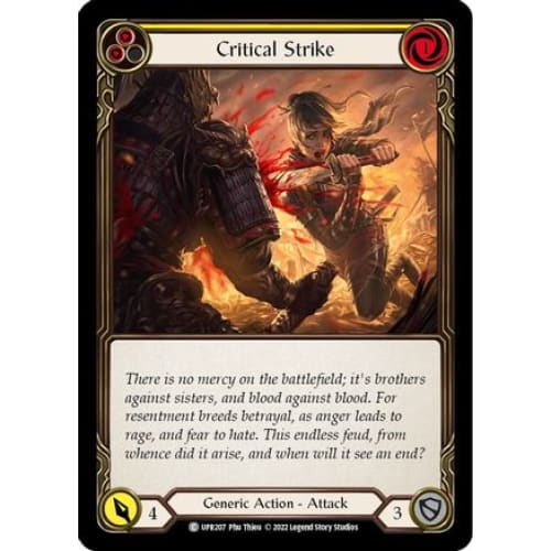 Critical Strike (Yellow) (UPR207) - Uprising