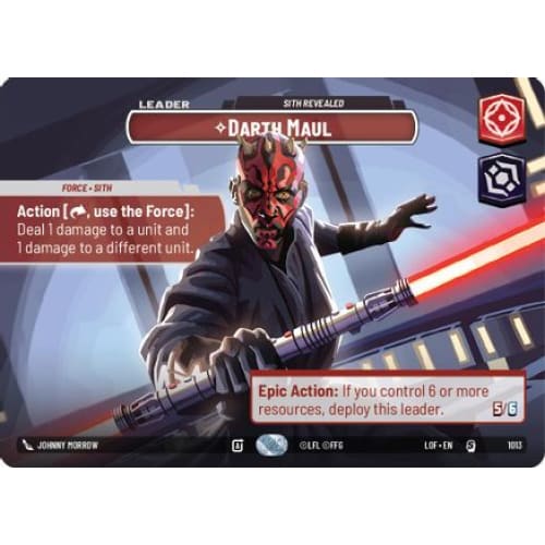 Darth Maul - Sith Revealed (Showcase) (1013)  Foil