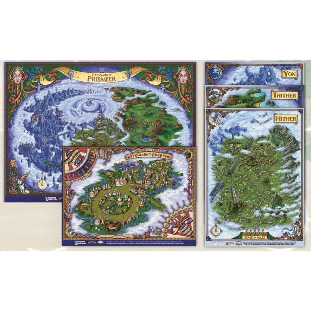 D&D The Wild Beyond The Witchlight Map Set