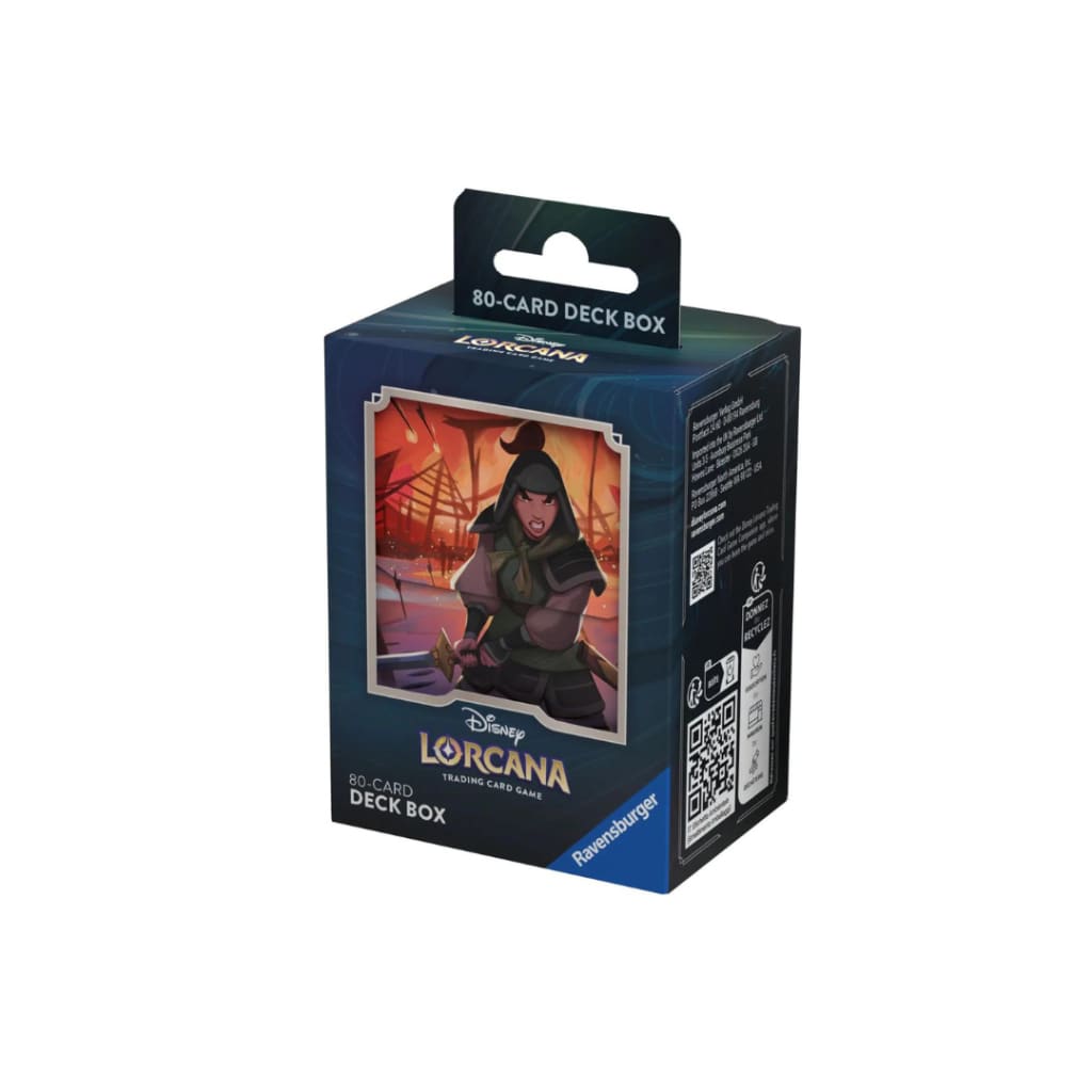 Disney Lorcana: Rise of the Floodborn: Deck Box B (80ct) Mulan