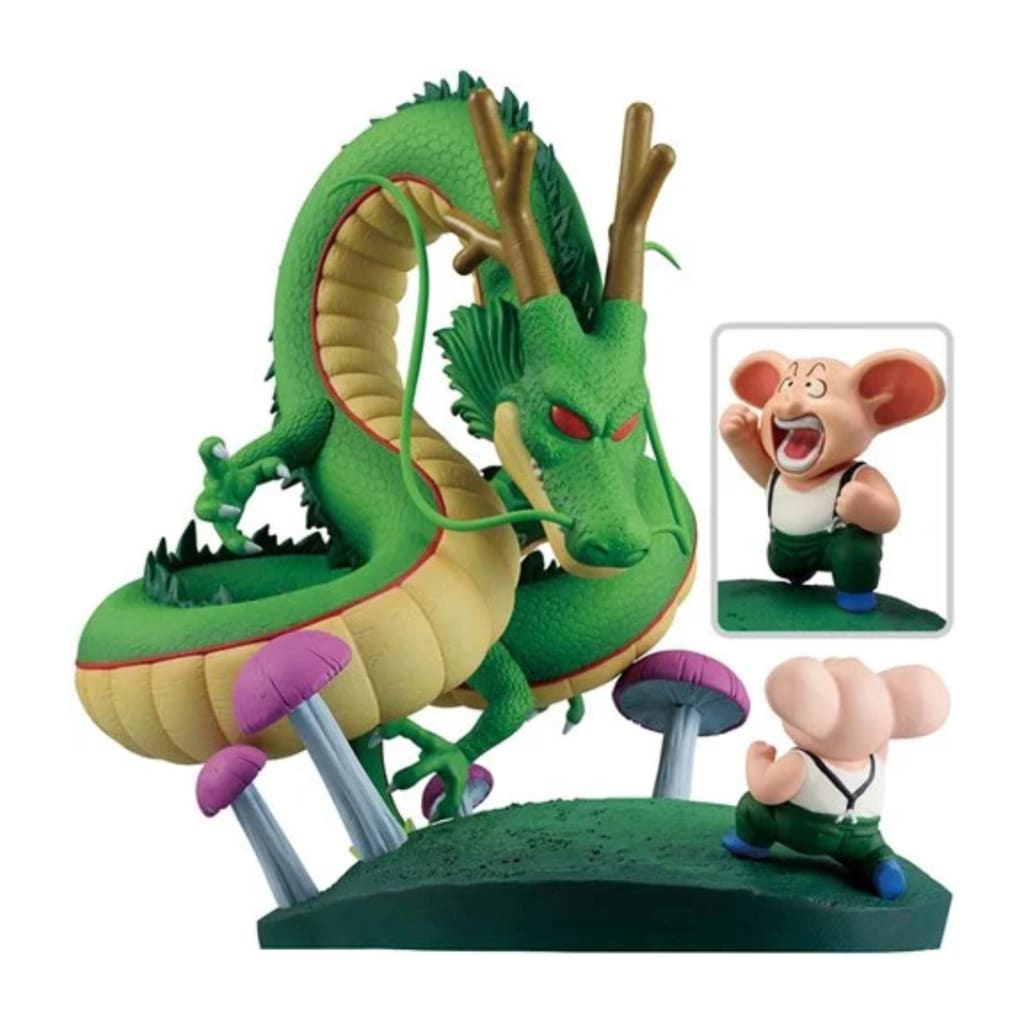 Dragon Ball Oolong and Shenron Dragon History II Revible Moment Statue