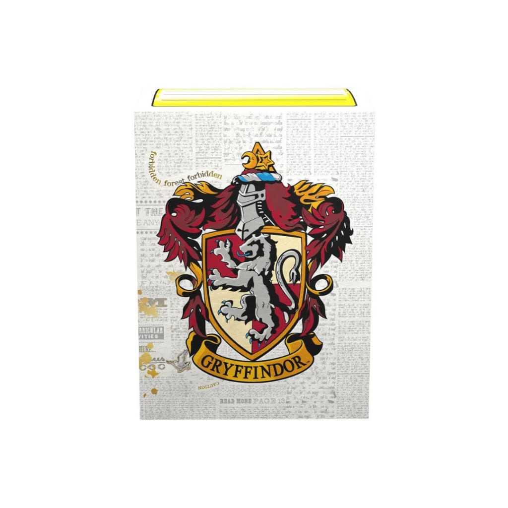 Dragon Shield - 100ct Standard Size - Art - Brushed Gryffindor