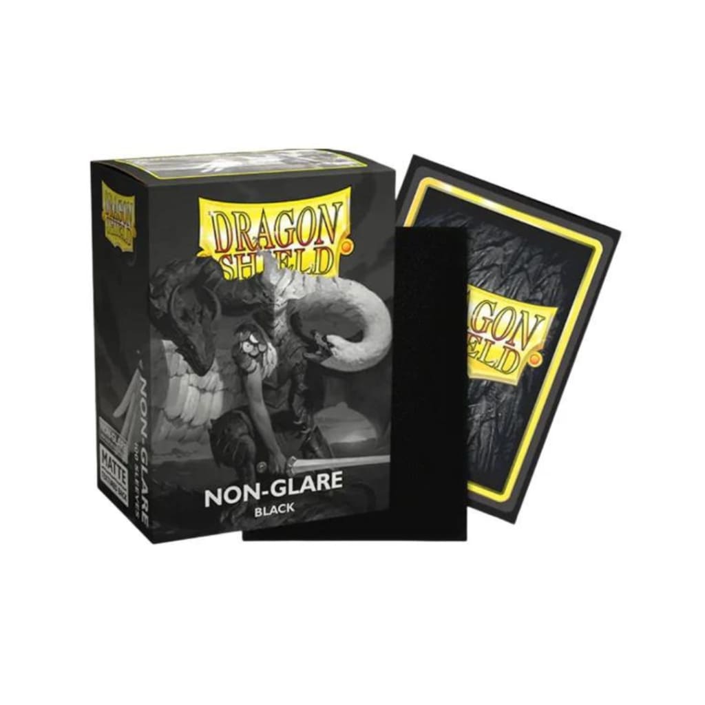 Dragon Shield - 100ct Standard Size - Black Matte - Non Glare