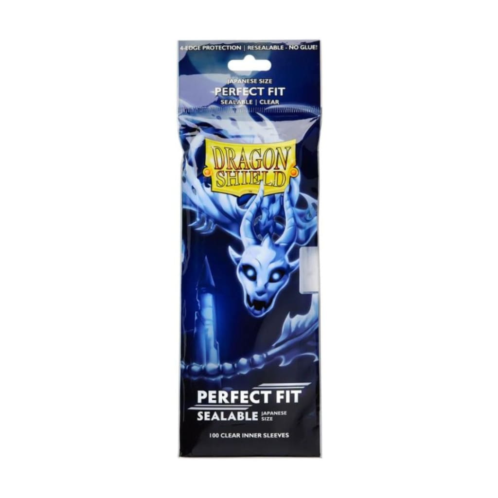 Dragon Shield Perfect Fit Sealable 100ct - Japanese Size