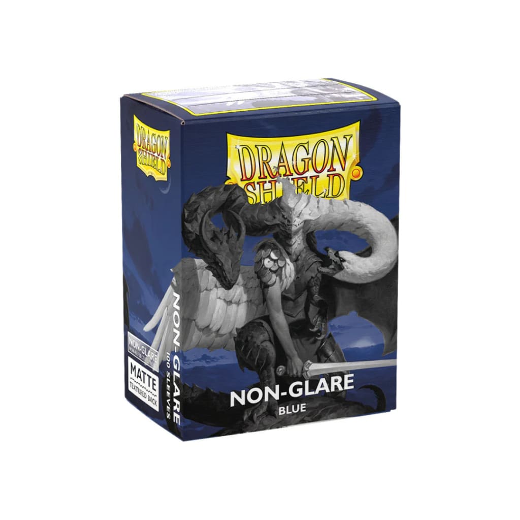Dragon Shields: Non-Glare Matte Sleeves - Blue (100 Count)