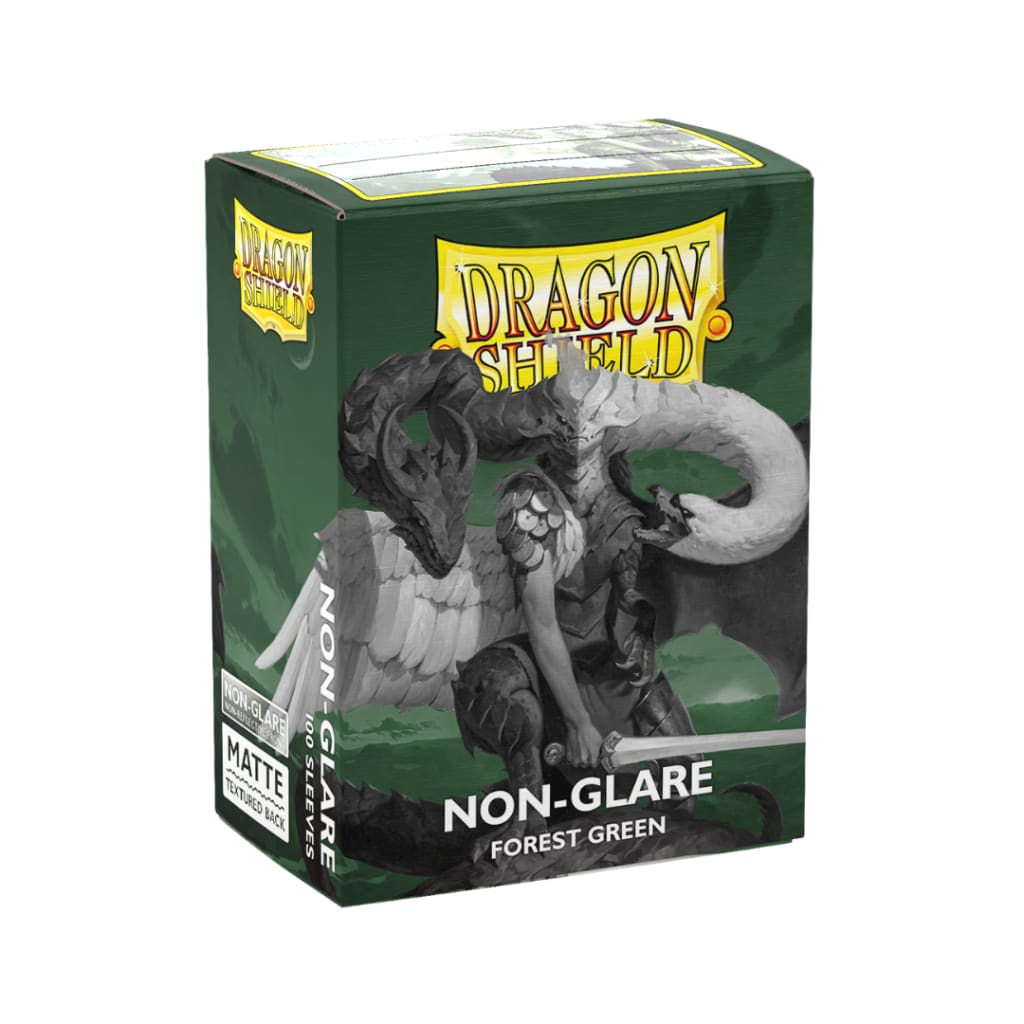 Dragon Shields: Non-Glare Matte Sleeves - Forest Green (100 Count)