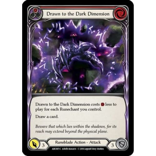 Drawn to the Dark Dimension (Red) (ARC097) - Arcane Rising Unlimited Edition