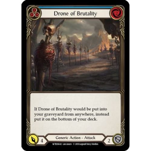 Drone of Brutality (Blue) (WTR166) - Welcome to Rathe Unlimited Edition