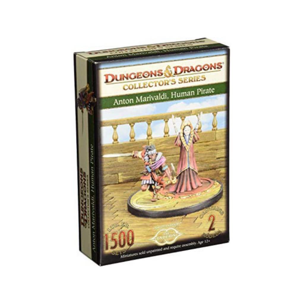 Dungeons and Dragons Anton Marivaldi, Human Pirate, Collector's Series Miniature Figures