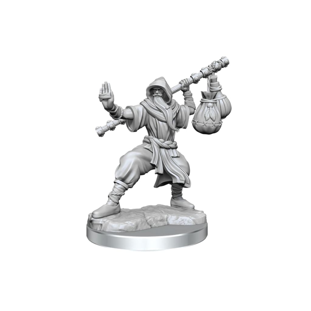 Dungeons and Dragons Frameworks - Unassembled Miniatures - Human Monk Male