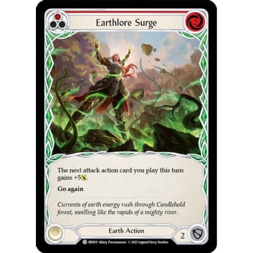 Earthlore Surge (Red) (BRI019) - Blitz Deck: Tales of Aria - Briar