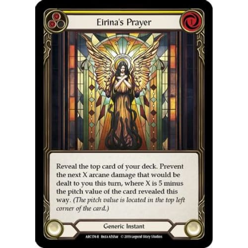 Eirina's Prayer (Yellow) (ARC174) - Arcane Rising Unlimited Edition