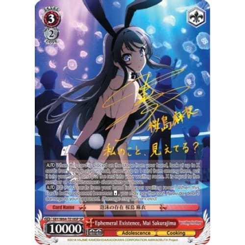 Ephemeral Existence, Mai Sakurajima (SP) (RASCAL DOES NOT DREAM OF BUNNY GIRL SENPAI)