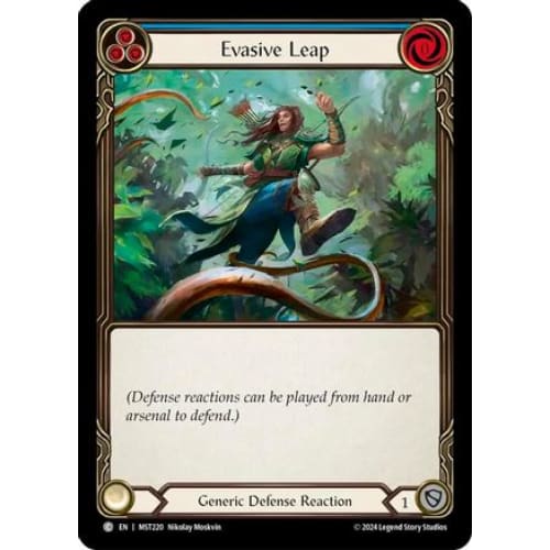 Evasive Leap (Blue) (MST220) - Part the Mistveil