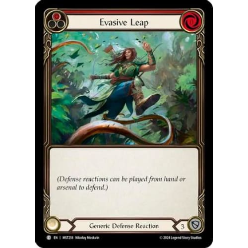 Evasive Leap (Red) (MST218) - Part the Mistveil Rainbow Foil