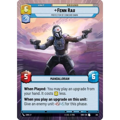 Fenn Rau - Protector of Concord Dawn (Hyperspace) (341)  Foil