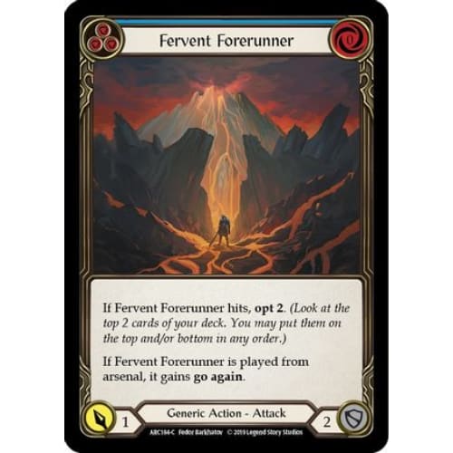 Fervent Forerunner (Blue) (ARC184) - Arcane Rising Unlimited Edition