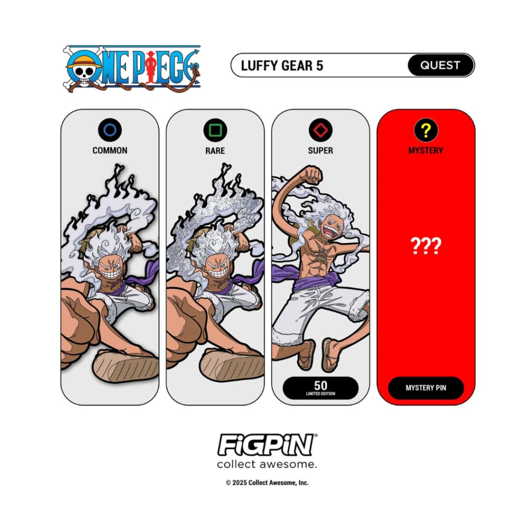 FIGPIN Monkey D. Luffy Quest 1785-1788
