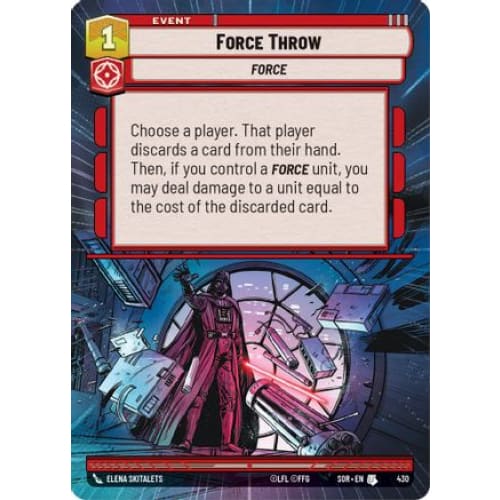 Force Throw (Hyperspace) (430)  Foil